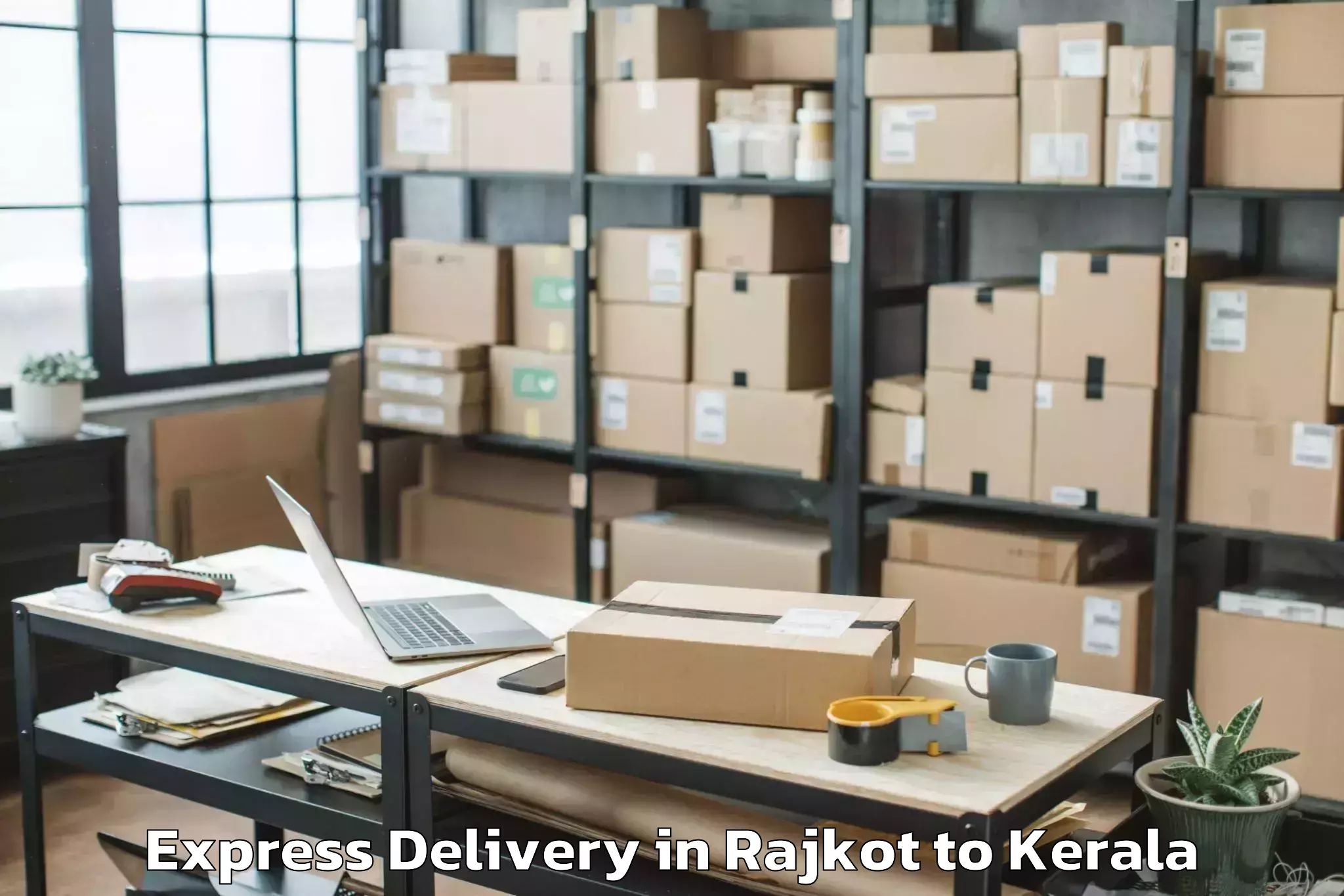 Leading Rajkot to Ambalapuzha Express Delivery Provider